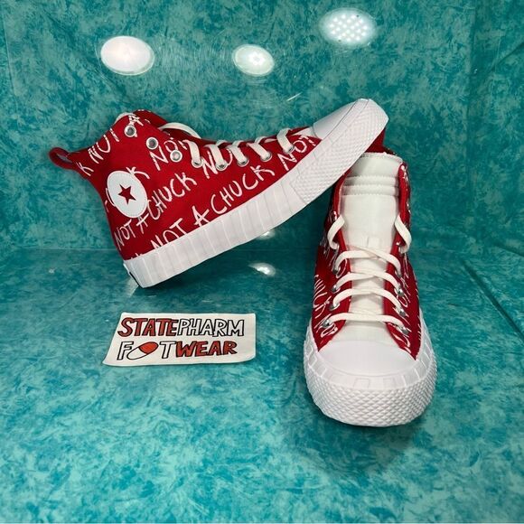 Converse Other - Converse UNT1TL3D  Not A Chuck Red White Men’s High Top Shoes Sneakers Size 9